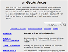 Tablet Screenshot of geckofocus.com